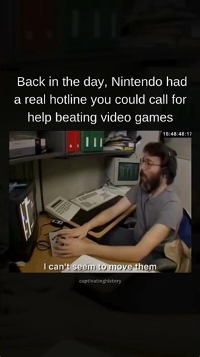 Back in the day, Nintendo had a real hotline you could call for help beating video games