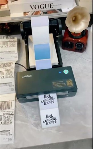 From Shipping Label to Gift Sticker in Seconds | Jadens Printer Quick Switch Video #labelprinter