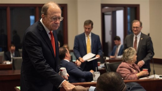 Lt. Gov. Delbert Hosemann back to work after collapse in Mississippi Senate chamber