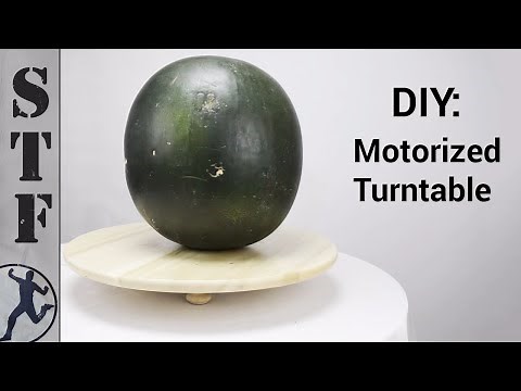 DIY: Motorized Turntable for $12