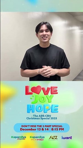 Ralph De Leon invites everyone to watch the #ABSCBNChristmasSpecial2025! ✨