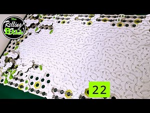 Gravitrax Idea #22: SKI SLALOM (Let your marbles roll down in a Marble Avalanche - 22/24)