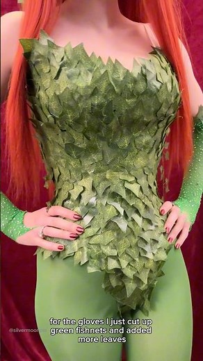 Poison Ivy cosplay in 3 days! 🍃 #cosplaygirl #sewing #diycosplay