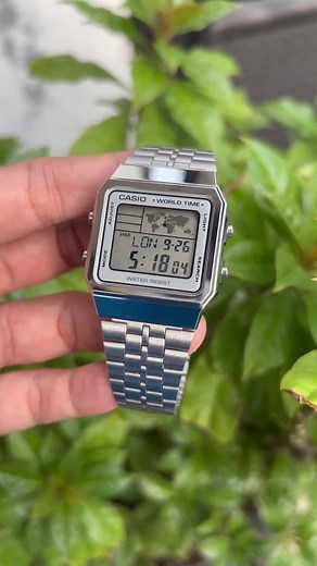 Casio Vintage Series Watch A500WA-7 in Silver | Digital Timepiece