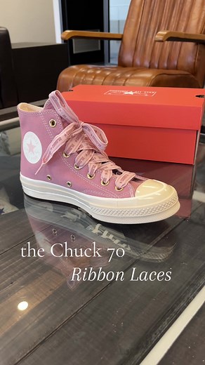 Chuck 70 Ribbon Laces: Embrace the Bow Trend with Converse