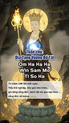 Thần Chú Địa Tạng Vương Bồ Tát – Khai mở từ bi, hóa giải nghiệp duyên #diatang #kinhdiatang