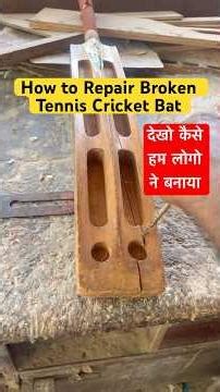 How to Repair Broken Tennis Cricket Bat 🔧🏏 | Easy Fix #ngsports #cricket