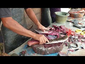 Tuna Cutting Skills Like a Pro – Watch These Amazing Skills!