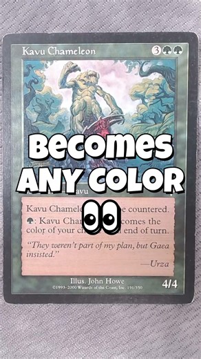 You Can’t Counter This?! 👀 Kavu Chameleon(INV) #mtg