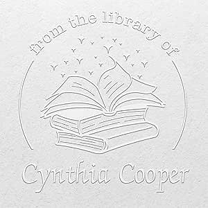 Custom Library Embosser Stamp (Insert Only) - EMB060 - Perfect for Customizing Books, Ex Libris, Personalized Journals and More.