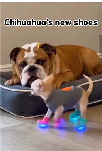 Chihuahua's Latest Fashion: New Shoes