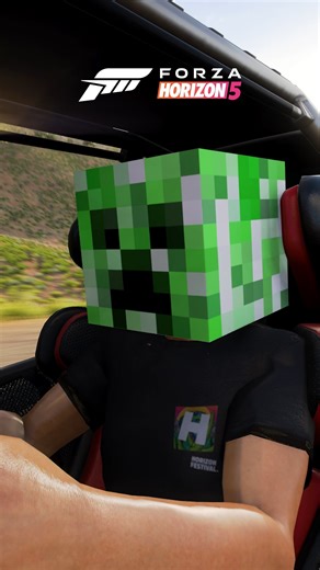 Safety first in every biome. The @minecraft helmets are available in your Message Center for download now! | Forza Horizon