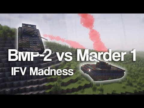 BMP-2 vs Marder | Minecraft Tank Tussle