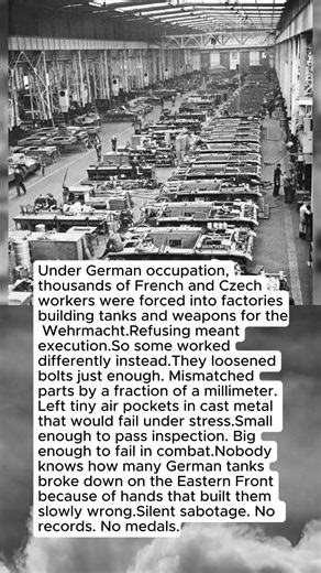 He Built Tanks for the Nazis All Day. At Night He Made Sure They'd Break Down in Battle. #ww2