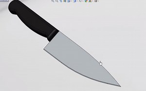 SolidWorks教程案例5 – 厨房餐刀绘制教程第一部分