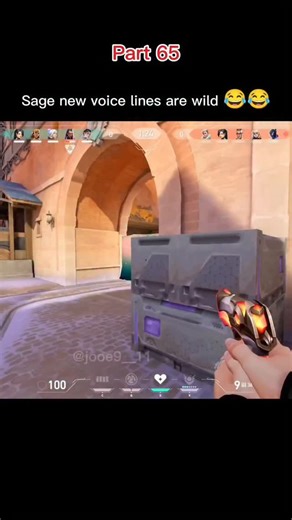 jooe on Instagram: "Sage new voice lines are wild😂😂 #valorant #VALORANTpatch #gamingcommunity #valorantgaming #gameplay"