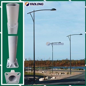 [Hot Item] Customizable 6m-12m Galvanized Steel outdoor Lighting Column