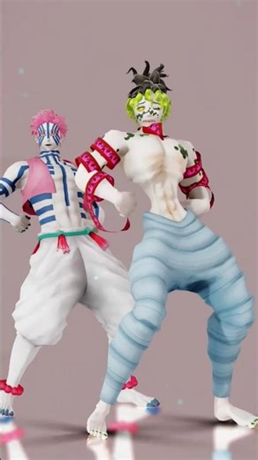 MMD Demon Slayer - 2in1 Mash Up - BABYMONSTER