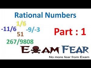 Maths Rational Numbers part 1 (Introduction) CBSE Class 7 Mathematics VII