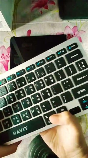 connecting bluetooth keyboard with tab #tabs #infinix #havit #technologia #keyboard