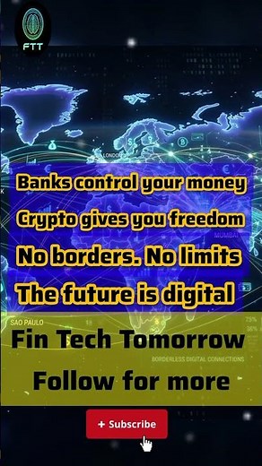 Crypto vs Banks 💸 The Future of Money | Fin Tech Tomorrow #Crypto #Bitcoin #FutureOfMoney