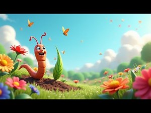 17 Wiggly Worm and the Dancing Leaf | Nature Song for Toddler Fun Garden Rhyme with Wiggles and Move