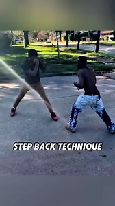 Step back technique 🤛 | Blackpanther Venum