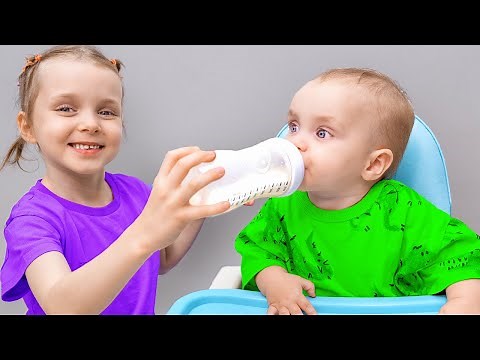 Funny Kids Stories with Dasha and Baby