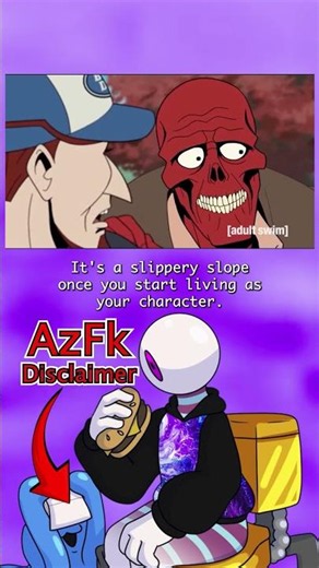 "AzFk is a self insert!!!11!" quiet lil bro u gettin chubby