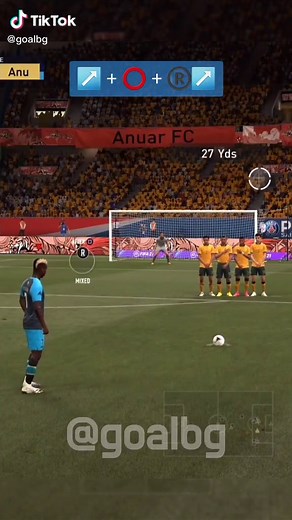 How to score every Free Kick on FIFA21🎬 #fifa #fifa21 #tutorials #foryou #viral #foryoupage #pogba