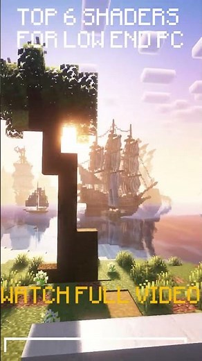 Beautiful Minecraft Shaders for Low End PCs (No Lag) | Top 6