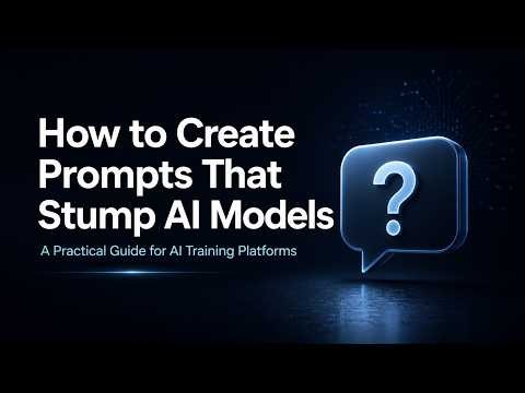 How to Stump AI Models (Step-by-Step Guide for AI Training Platforms)