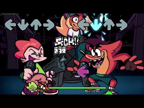 FNF: Crash Funksanity: N-SANE MIXES!! "Blammed (N-Sane Mix) "