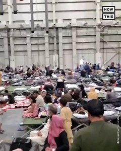 For the hundreds of Afghans who have escaped Kabul in recent days, getting out of the city was just the beginning. A video recorded at a U.S. airbase in Qatar shows the cramped conditions that evacuees are now enduring as they await uncertain futures. | NowThis