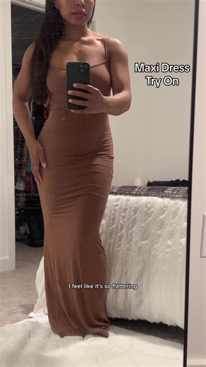 Pumiey Maxi Dress: Aegean & Hazelnut Try-On