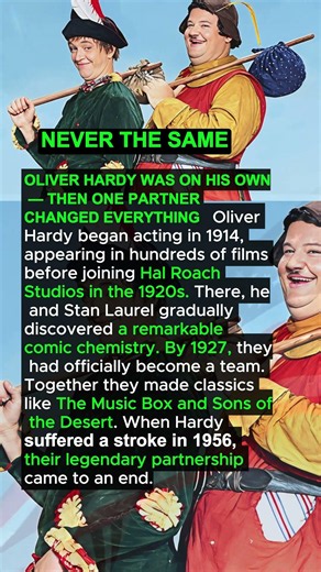 🤯 OLIVER HARDY WAS ON HIS OWN — THEN ONE PARTNER CHANGED EVERYTHING #shorts