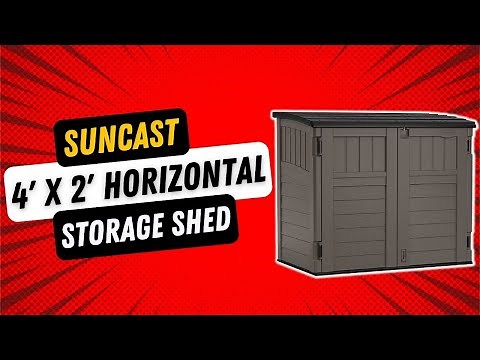 Suncast 4' x 2' Horizontal Storage Shed BMS2500SB Review