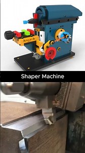 Why This Tool Cuts Slow and Returns Fast ⚙️ | Shaper Machine Quick-Return Mechanism