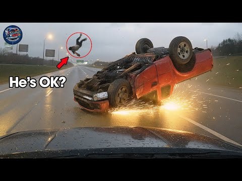 Craziest Most Brutal Police Dashcam Moments: Wild PIT Maneuvers and High-Speed Crashes #3