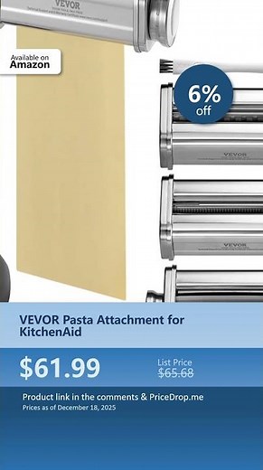 VEVOR Pasta Attachment for KitchenAid