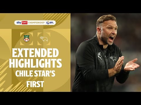 CHILE STAR'S FIRST! | Wrexham v Derby County extended highlights
