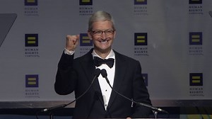 Apple CEO Tim Cook Receives Human Rights Campaign's Visibility Award