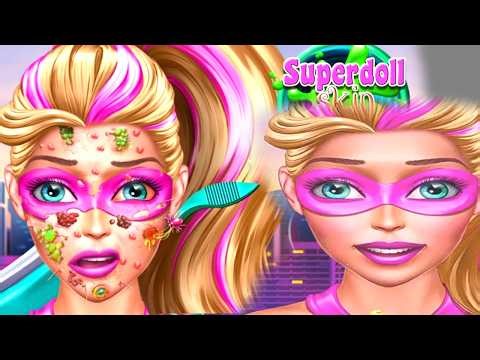 Educational beauty games princess skincare tutorial - Barbie skincare asmr face treatment
