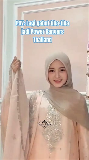 POV: Lagi gabut tiba-tiba jadi Power Rangers Thailand 😆🔥 #deviaelina #lucu #funny #ngakak