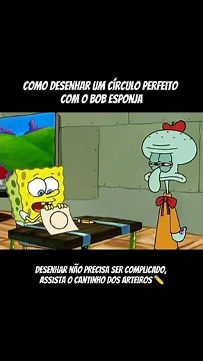 ✏️⭕️ HOW TO DRAW A PERFECT CIRCLE with SpongeBob