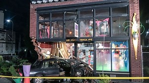 Watch: Driver plows into Centralia shop