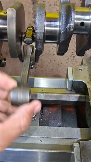 # engine# Crank# polish# rod#fitting #car #automobile #trending #mechanic #ytshorts #tips #
