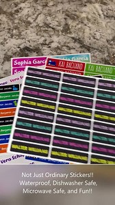 Personalized Name Labels for Kids Waterproof Labels Dishwasher Safe Bottle Labels for Daycare, School Supply Labels Custom Name Stickers - Etsy