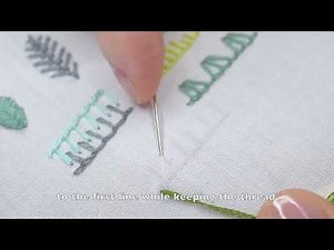 Crossed Buttonhole Stitch
