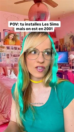 Tu installes les Sims en 2001 #2000s #humour #nostalgie #années2000 #thesims #sketch #drole